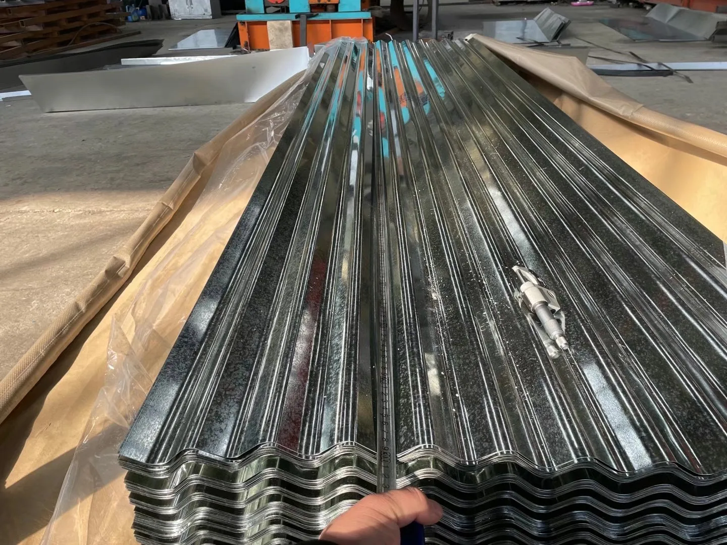 Galvanized steel plate